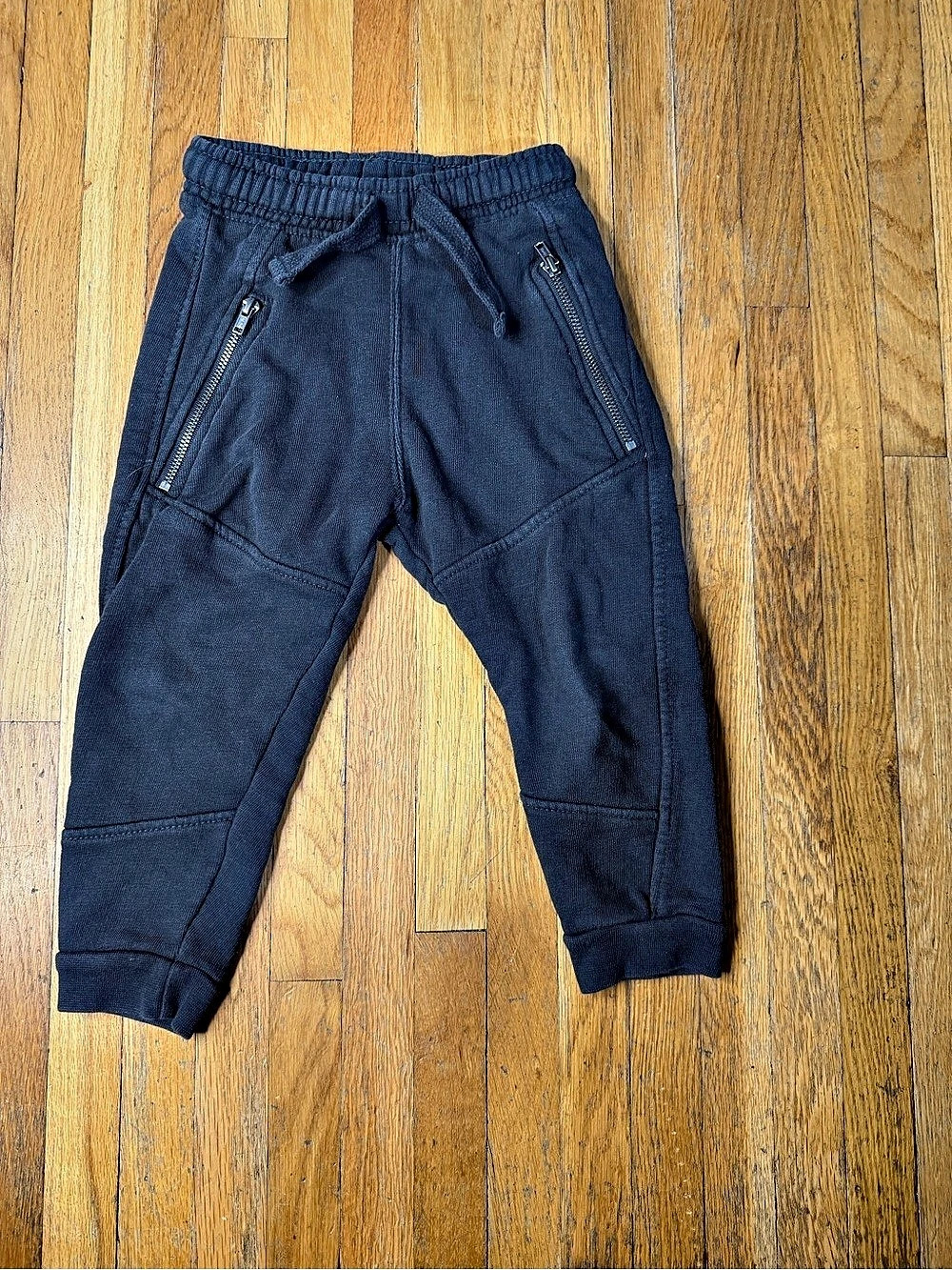 Zara Kids Biker Jogging Pants Black 2-3Y